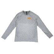 USC Trojans Men's lululemon Gray Metal Vent Tech 2.5 Long Sleeve Top